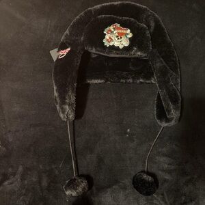 Ed Hardy Black hat with Skull Design